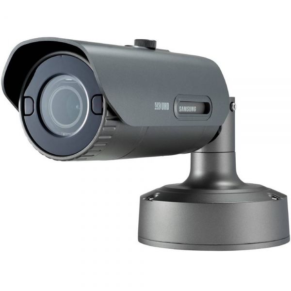 Вандалостойкая 12Мп bullet-камера для улицы Wisenet Samsung PNO-9080RP с Motor-zoom и ИК-подсветкой