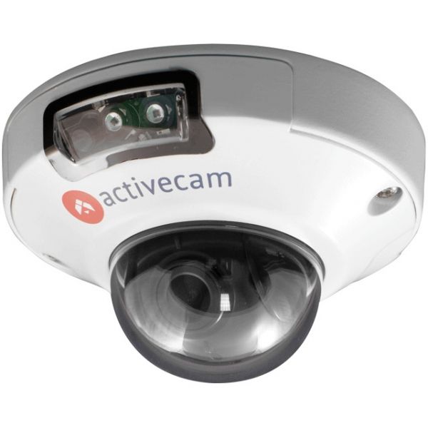 Мини-купольная IP-камера высокого разрешения 5Мп ActiveCam AC-D4151IR1 с ИК-подсветкой для улицы