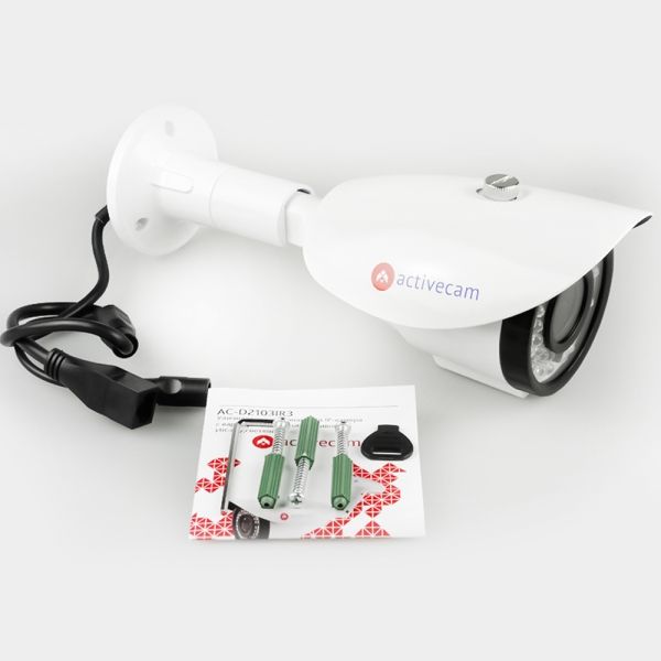 Сетевая камера-цилиндр для улицыActiveCam AC-D2113IR3 с ИК-подсветкой и вариообъективом