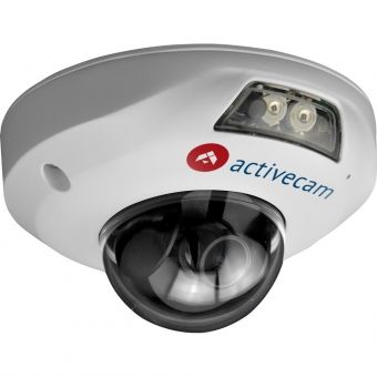 Мини-купольная IP-камера для улицы ActiveCam AC-D4121IR1 в вандалостойком корпусе