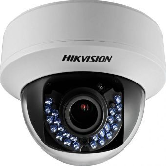 Уличная вандалостойкая HD-TVI камера Hikvision DS-2CE56D1T-VPIR3 с вариообъективом и ИК-подсветкой
