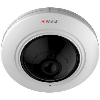 HD-TVI камера 5Мп HiWatch DS-T501 с объективом «рыбий глаз», аудио и ИК-подсветкой EXIR
